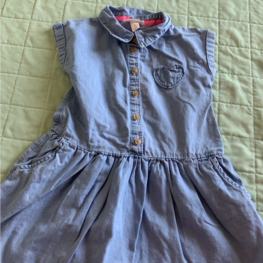 Great condition cat & jack chambray denim dress